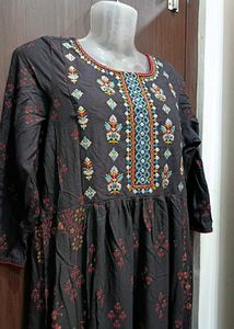 Beautiful Dark Grey Kurta