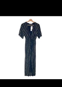 Striped Sparkle dress