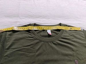Medium/ 38 Round Neck T- Shirt Half Sleeve