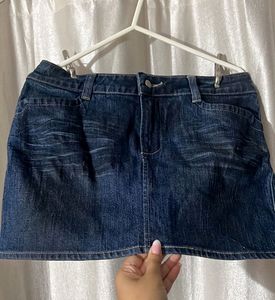 Denim Mini Skirt