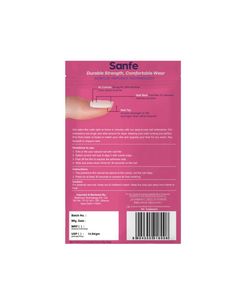 Sanfe Instant Round Press On Nails (French Tip)