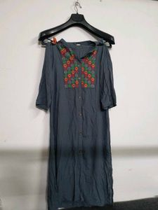 Women Grey Kurti
