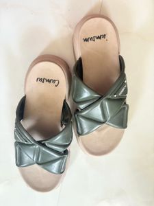 Stylish Olive Green Slides