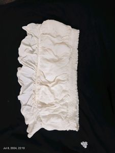 Tubless White TOP From Sweden- BikBok