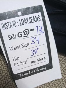 G@92 Size-34 (Sale) Latest Ladies high waist Jeans
