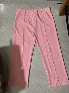 Pink Wide Leg Trousers