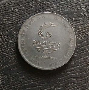 Two Rs Delhi 2010 XIX Commonwealth Games Coin