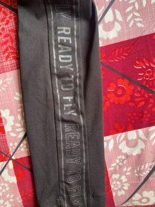 black Gray Leggings