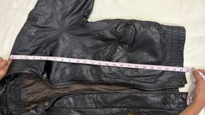 Leather Bomber Jacket