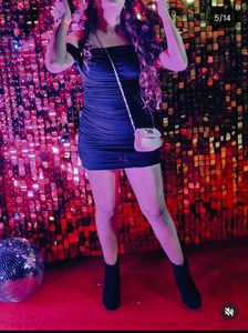 Chic Black Bodycon Mini Dress