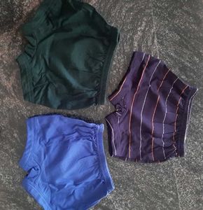 Set Of 3 Cotton Panties For Kids