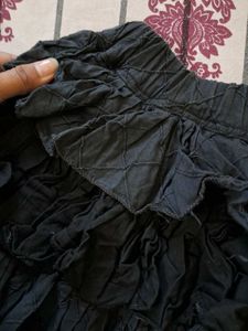 Pinterest Black Layer Skirt