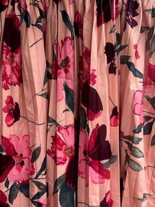 Beautiful Floral Skirt and Crop Top Set
