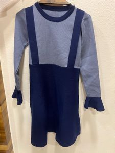 Stylish Two-Tone Dress