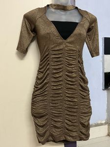 Shimmery Bodycon Mini Dress