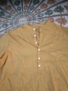 Mustard Button-Down Shirt