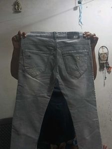 Gray Denim Jeans