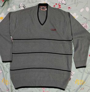 Striped Grey Sweater