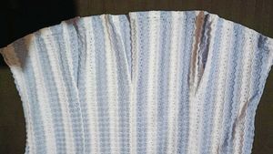 Blue And White Stylish Top