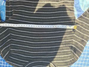 Striped Mock Neck Top