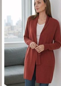 Sale 🎊🎆🎄🎉made in italy Burgundy Knit Cardigan