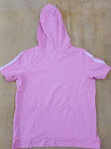 cropped hoodie t-shirt