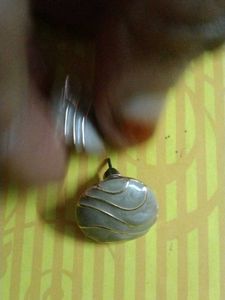 Vintage Round Button Earrings