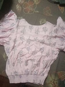 Top With Butterfly Sleeves