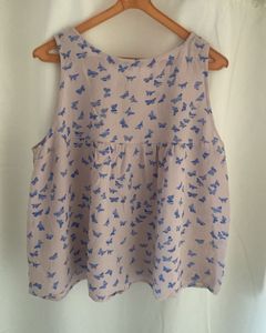 Butterfly Print Tank Top