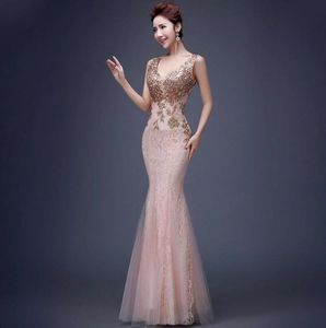 Beaded Mermaid Cocktail Gown