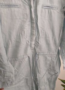 Girls Sky Colour Shirt