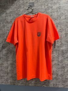 Bright Orange Graphic Tee