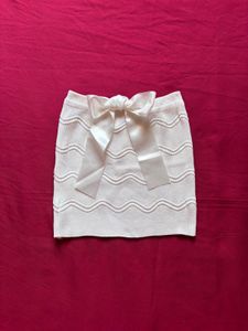 Savana White Bow Tube Top