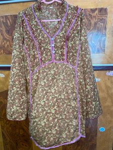Floral Print Tunic Top