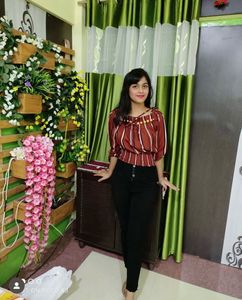 Women Brown Top Full Sleeves