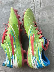 Used Lime Green Sports Shoes