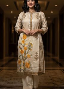 Elegant Embroidered Kurta