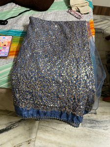 Very Heavy sequin saree
