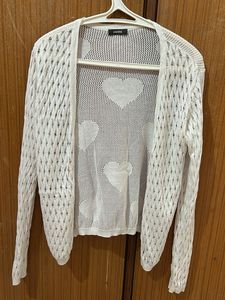 NUOM White Heart Cardigan