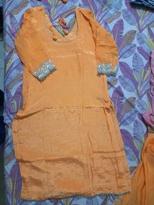 Suit With Havy Mukesh Work