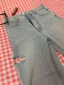 Ripped Light Wash Jeans