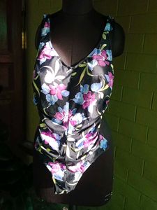 Floral Print One-Piece Swimsuit