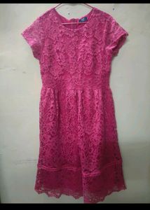 Pink Lace Dress