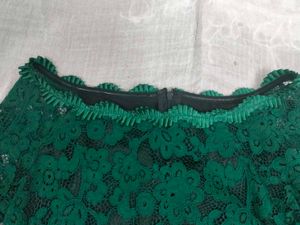 Emerald Lace Midi Dress