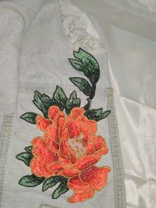 Floral Denim Jacket