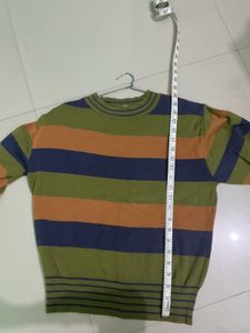 Striped Knit Sweater