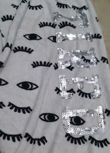 Woolen Eyelash Print Winter Bottomwear