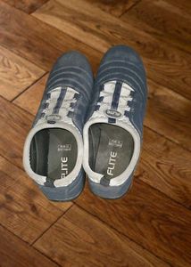 Comfortable Blue Slip-On Shoes