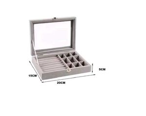Velvet Jewelry Organizer Box