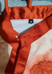 Sleeveless Collared Long Kurta